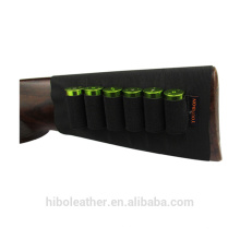 Buttstock Shell Titulaire Shotgun Recoil Pad Bande élastique Noir